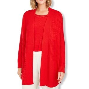 Charter Club Women's Patchwork Cardigan